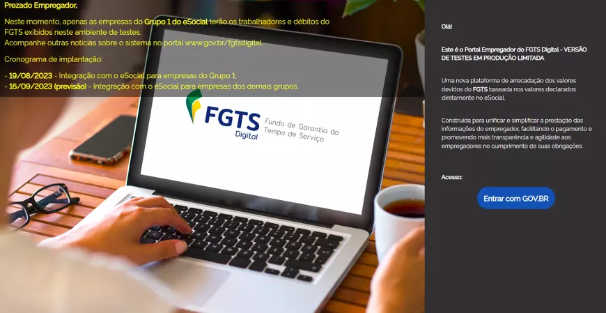 Fase de testes do FGTS Digital já começou; saiba funções disponíveis e prazos